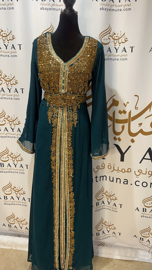 Turquoise Kuftan Elegant 9199259