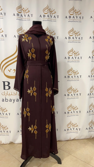 Beautiful brown abaya 9198554