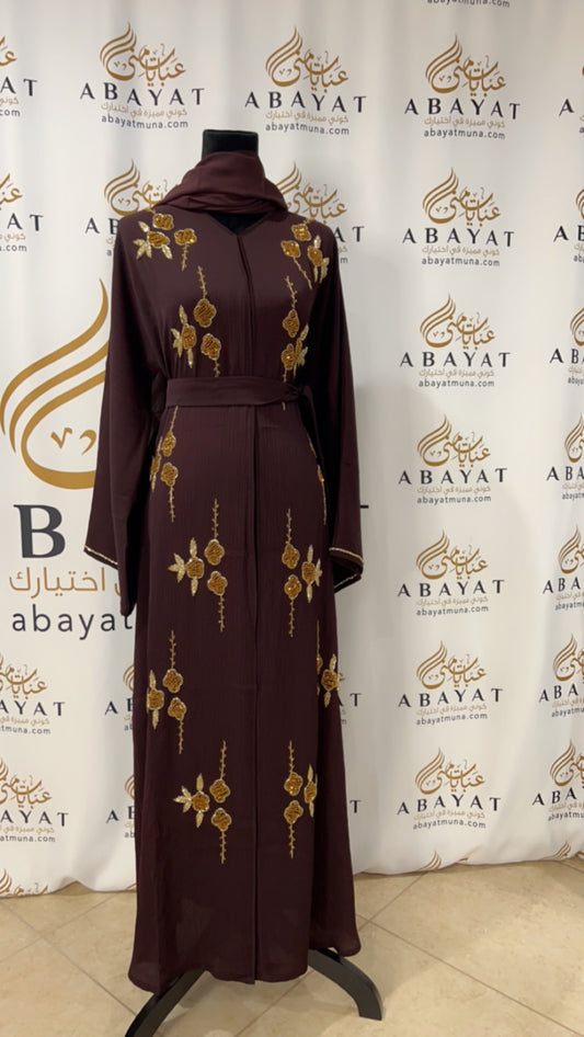 Beautiful brown abaya 9198554