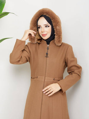 Beautiful Light Brown jalbab with coat 9198732