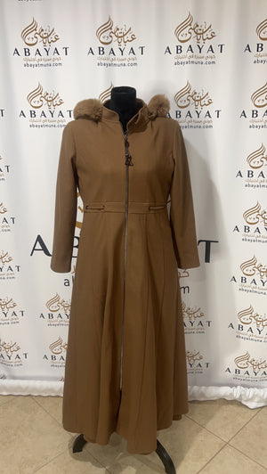 Beautiful Light Brown jalbab with coat 9198732