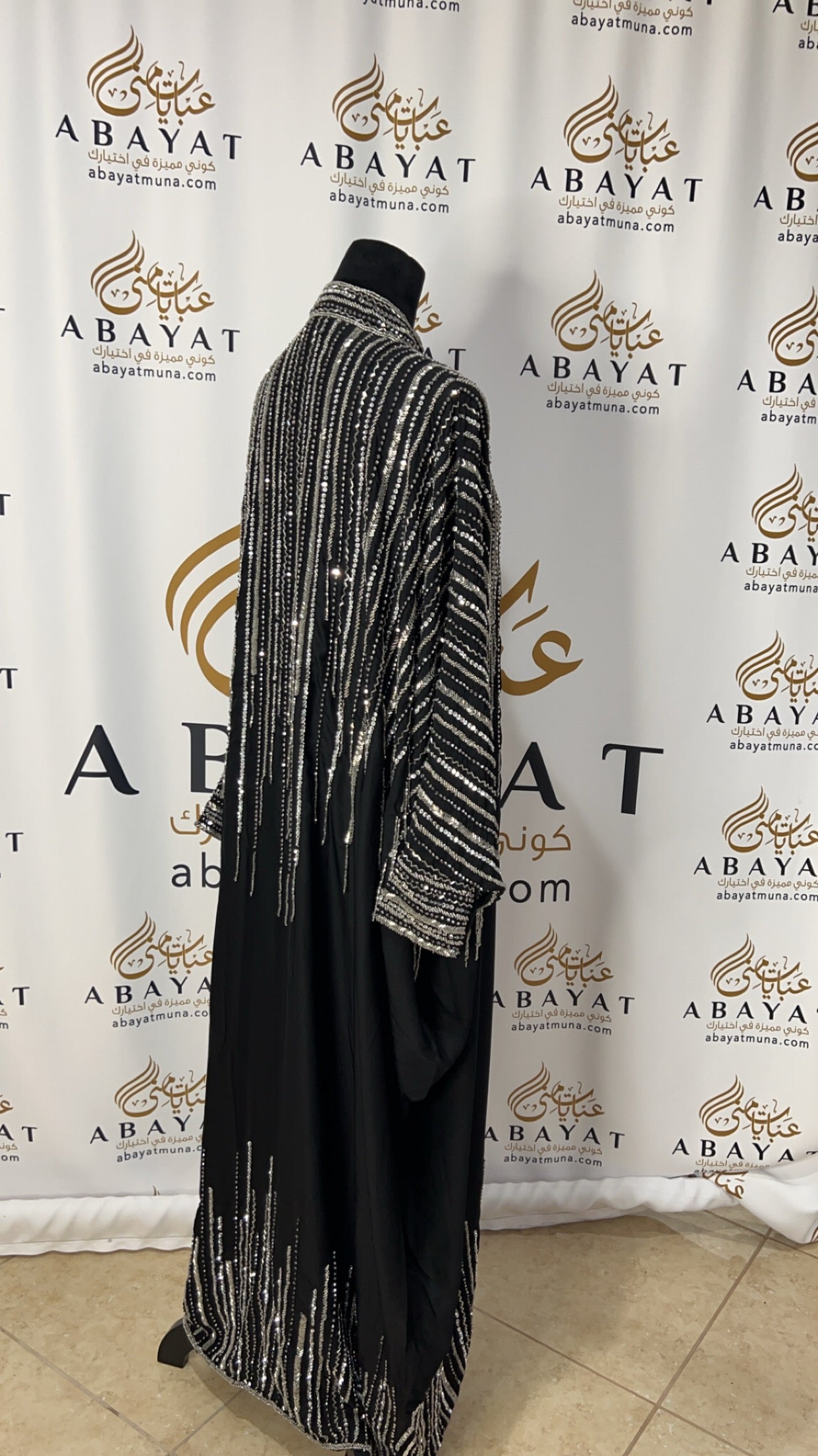 Black abaya beautiful-#129064