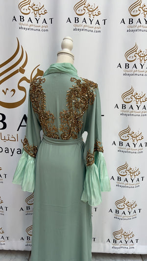 Mint Green Abaya #9198060