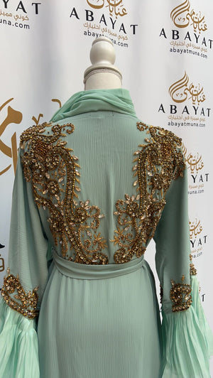 Mint Green Abaya #9198060