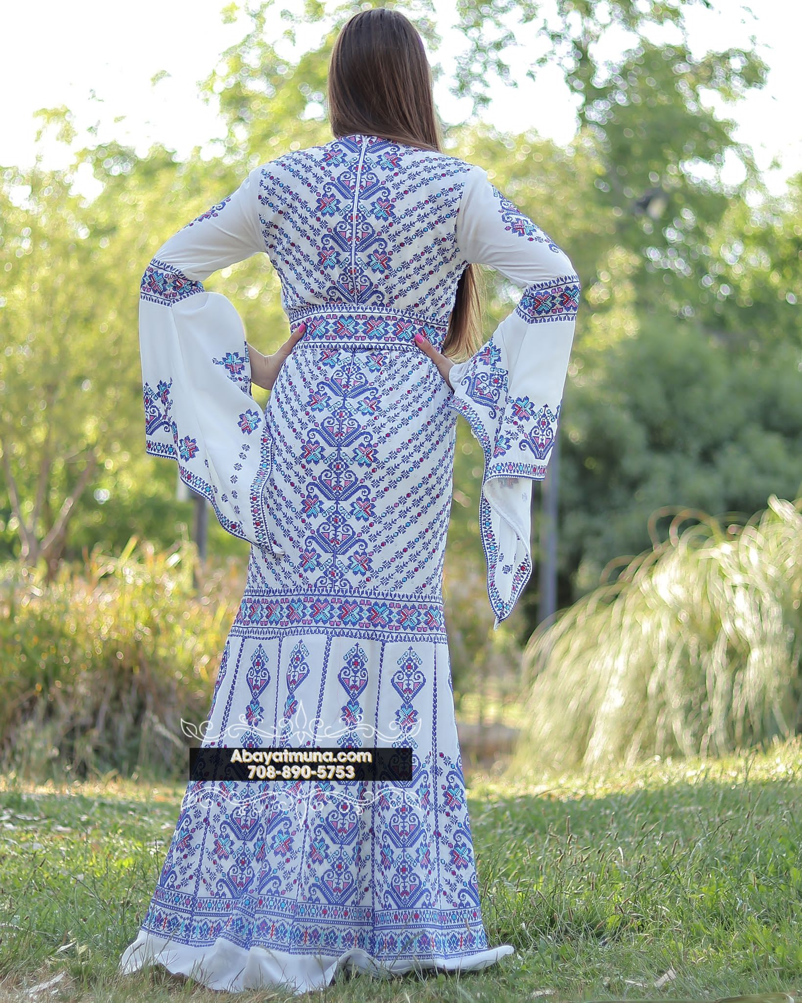 Beautiful Tatreez Falahi Dress