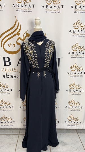 Gorgeous Navy Blue Abaya