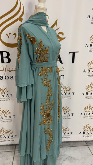 Gorgeous Mint Abaya #9197822