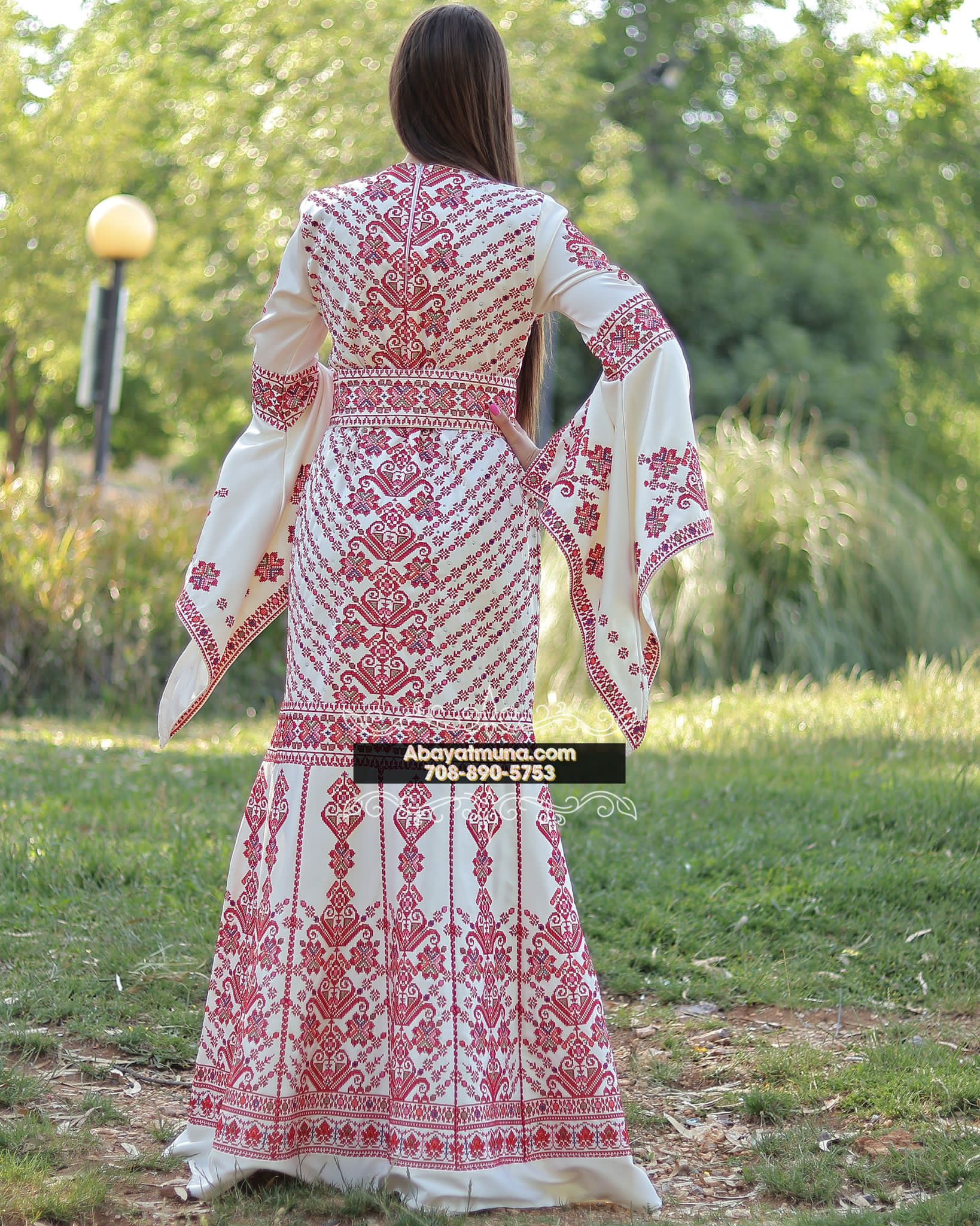 Beautiful Tatreez Falahi Dress