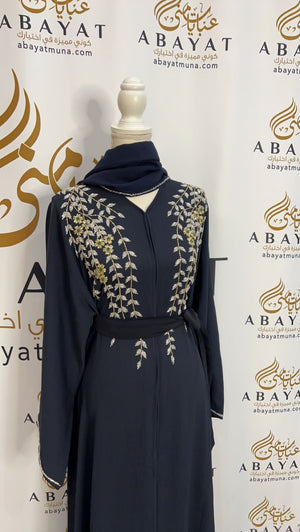 Gorgeous Navy Blue Abaya