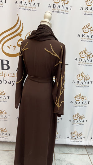 Golden Brown Abaya