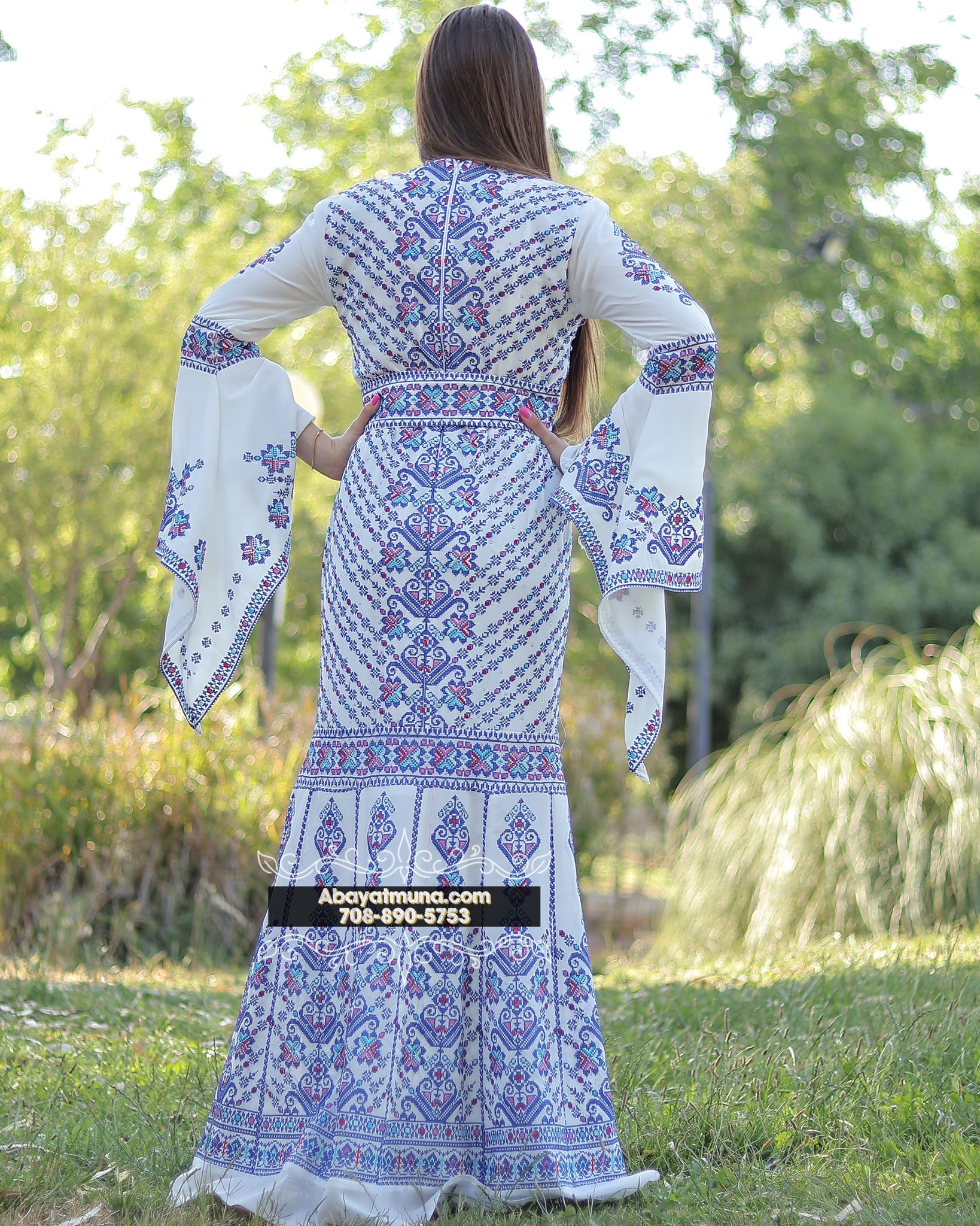 Beautiful Tatreez Falahi Dress