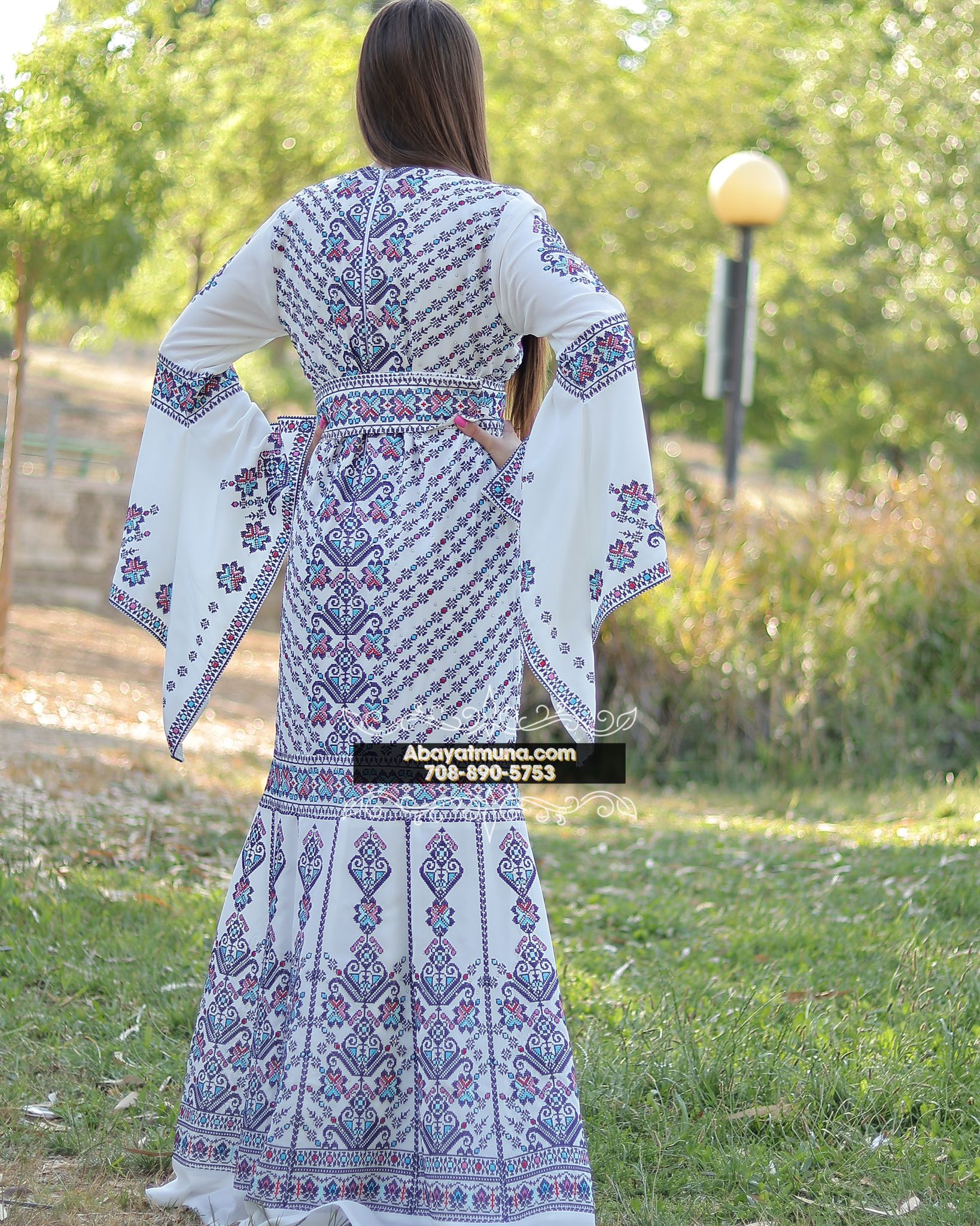 Beautiful Tatreez Falahi Dress