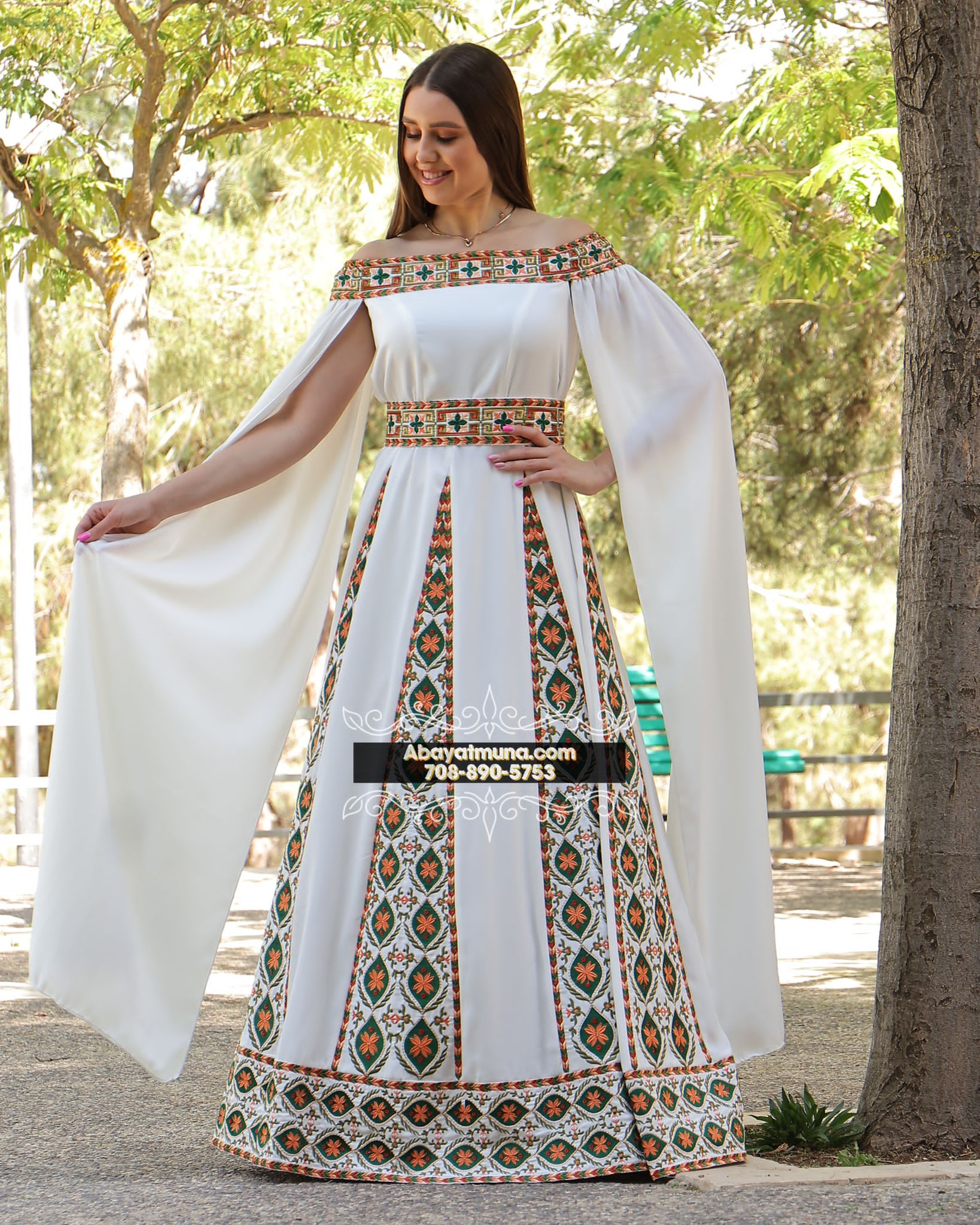 Beautiful Tatreez Falahi Dress#6698997