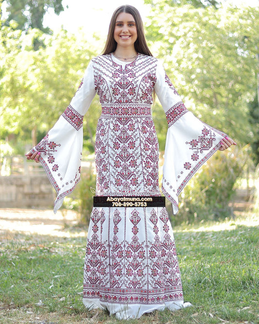 Beautiful Tatreez Falahi Dress