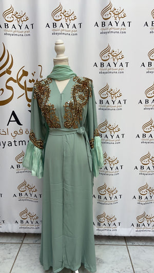 Mint Green Abaya #9198060