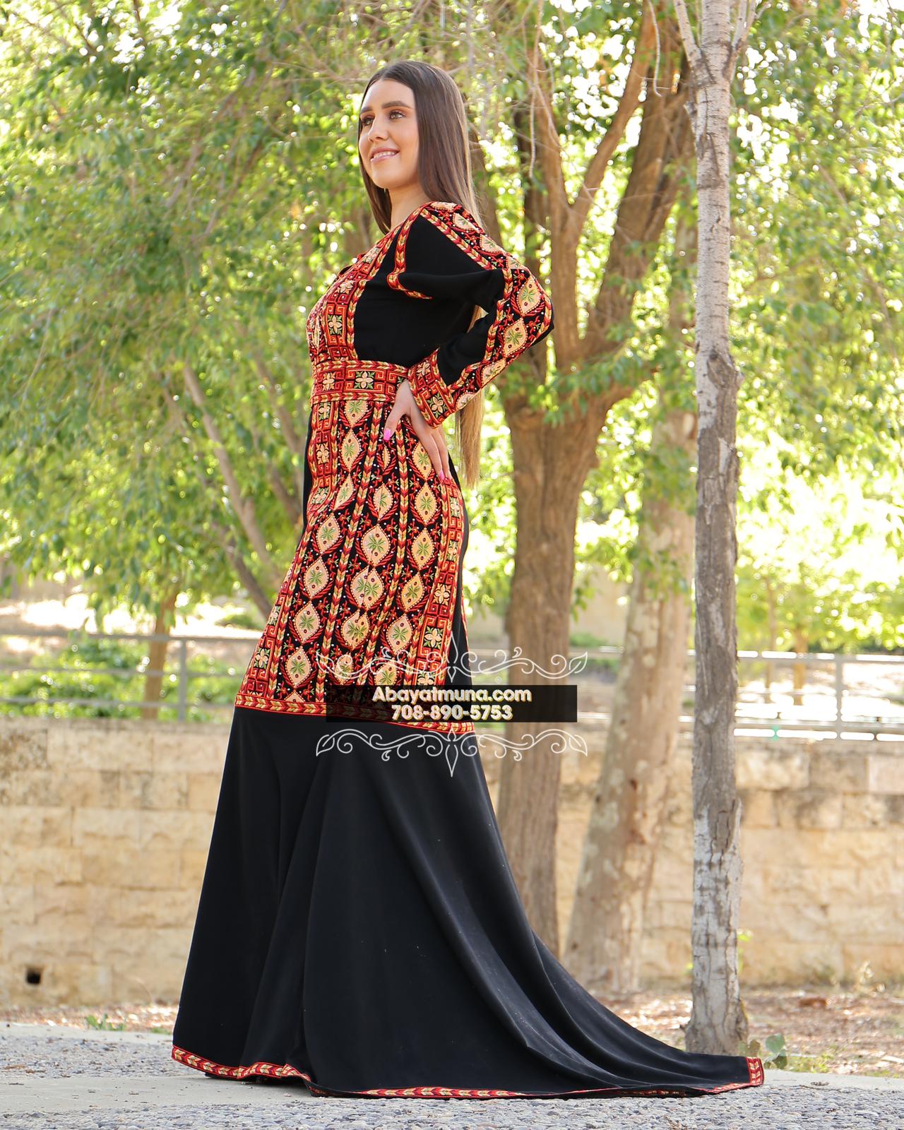 Beautiful Tatreez Falahi Dress