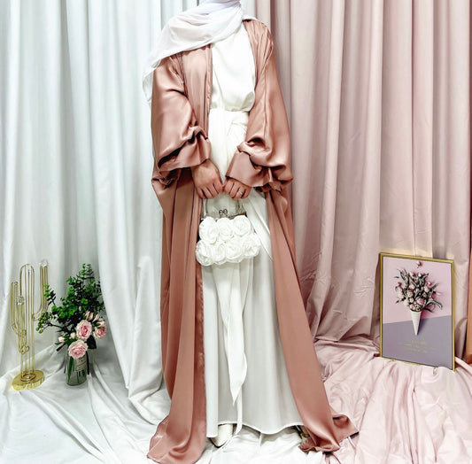 Gorgeous Pink Cardigan Abaya #9198108