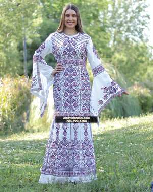 Beautiful Tatreez Falahi Dress