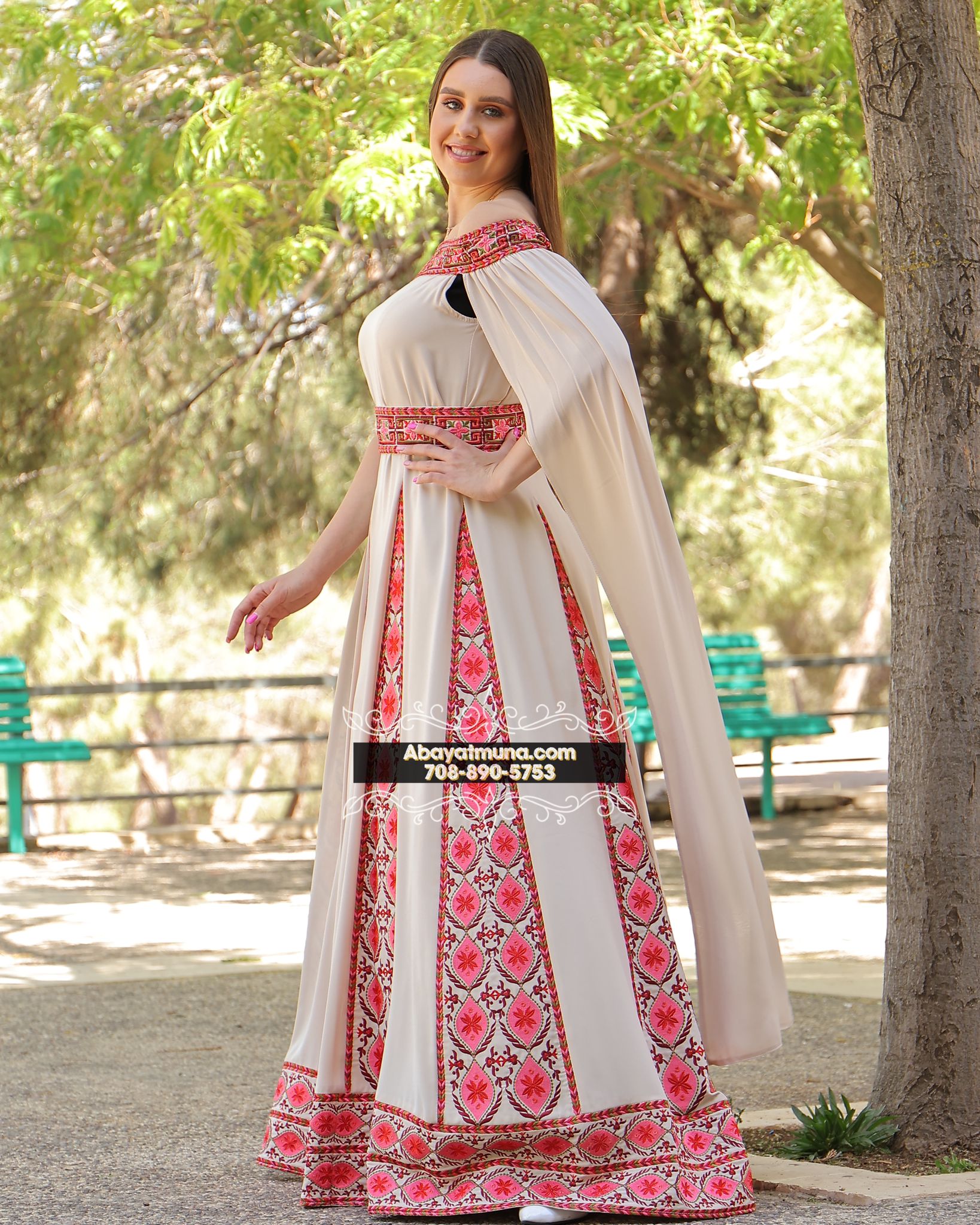 Beautiful Tatreez Falahi Dress