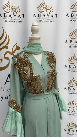 Mint Green Abaya #9198060