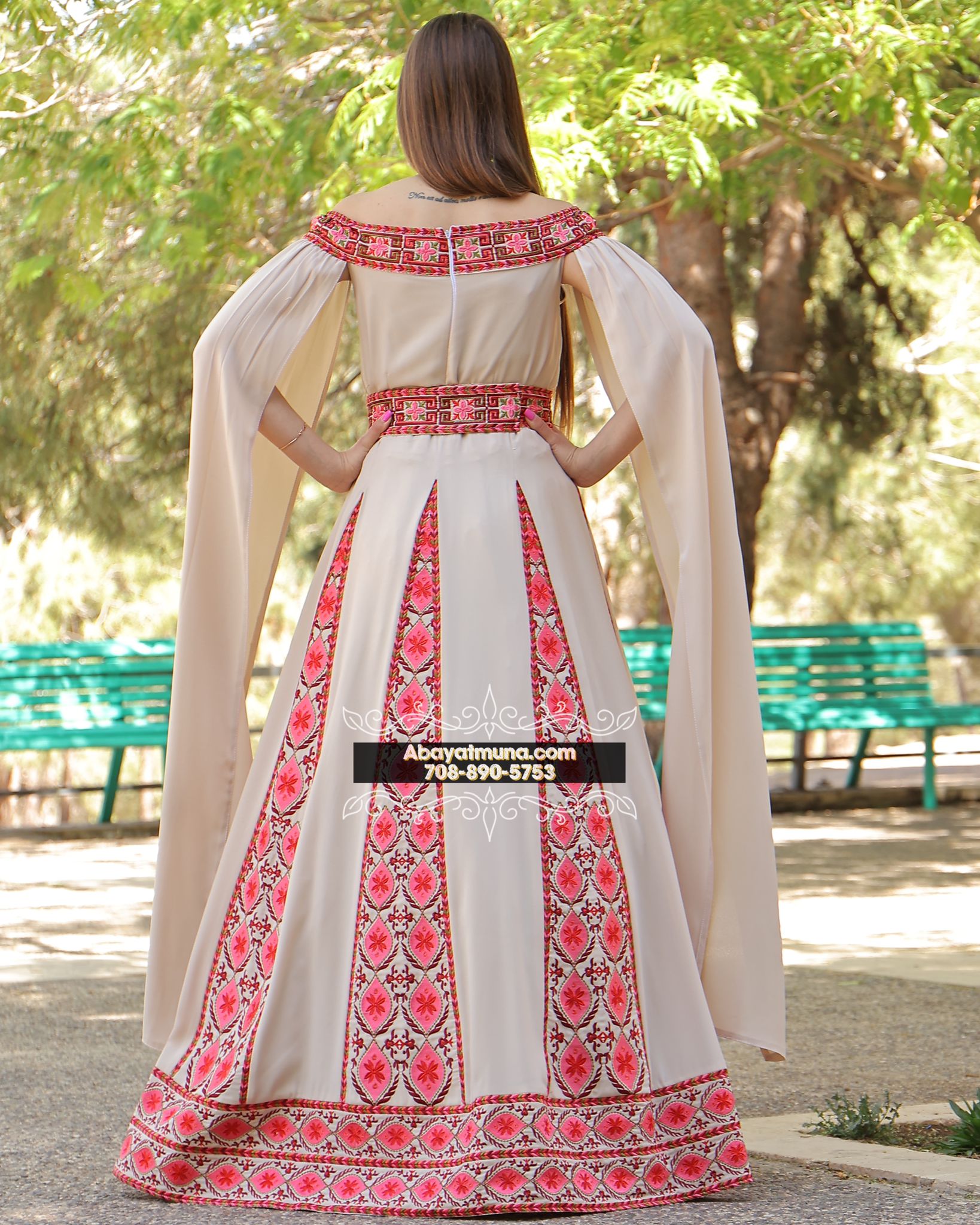 Beautiful Tatreez Falahi Dress