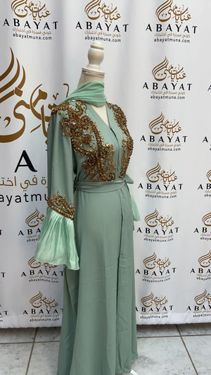 Mint Green Abaya #9198060