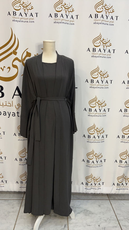 Gorgeous Grey Abaya #9198118