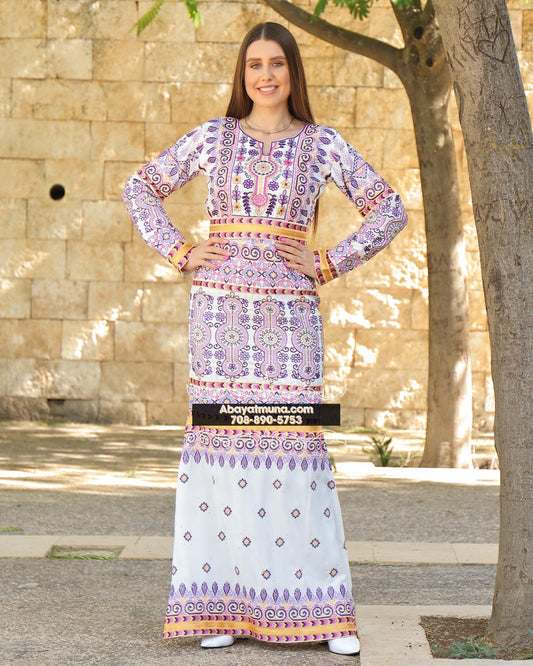 Beautiful Tatreez Falahi Dress