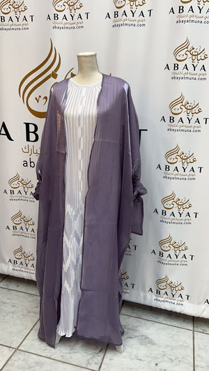 Gorgeous Lavender Cardigan Abaya #9198109