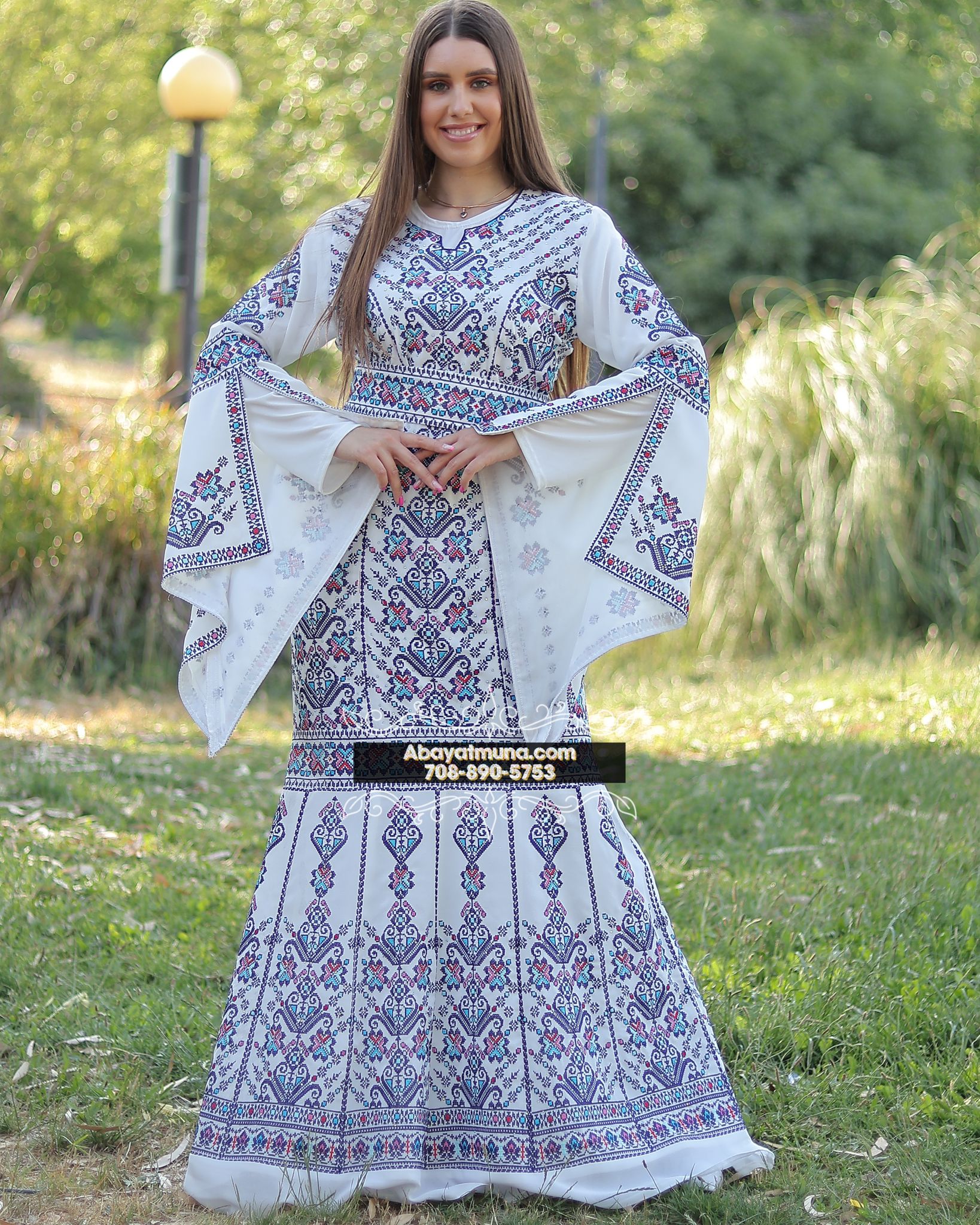 Beautiful Tatreez Falahi Dress