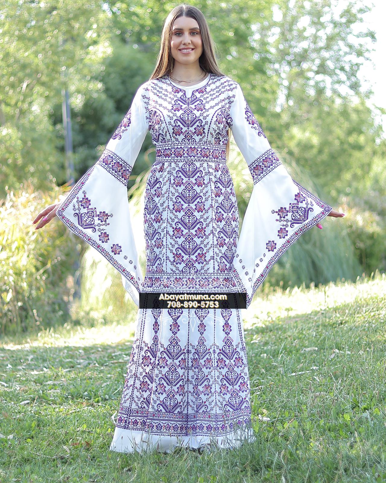 Beautiful Tatreez Falahi Dress