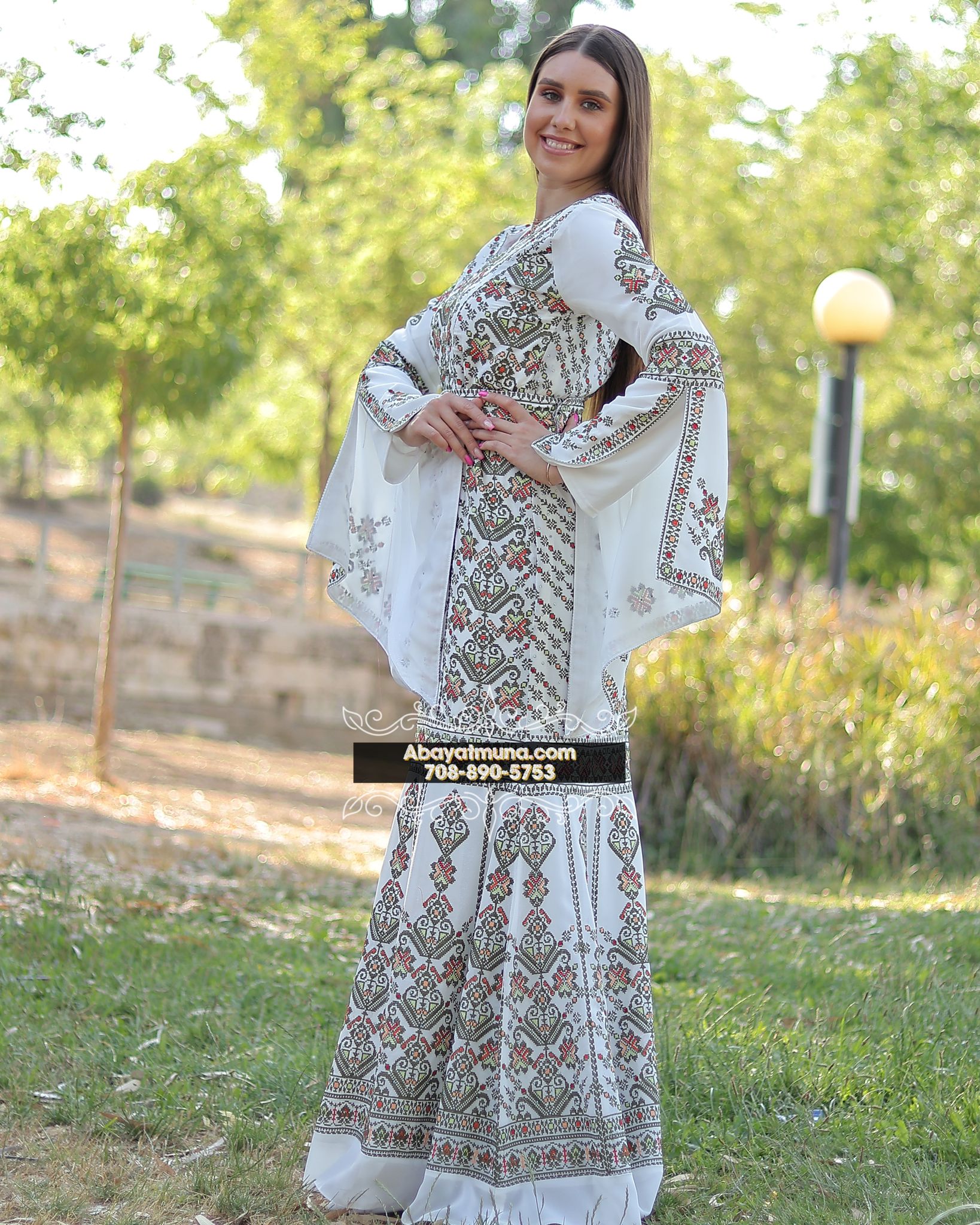 Beautiful Tatreez Falahi Dress