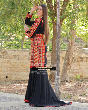 Beautiful Tatreez Falahi Dress