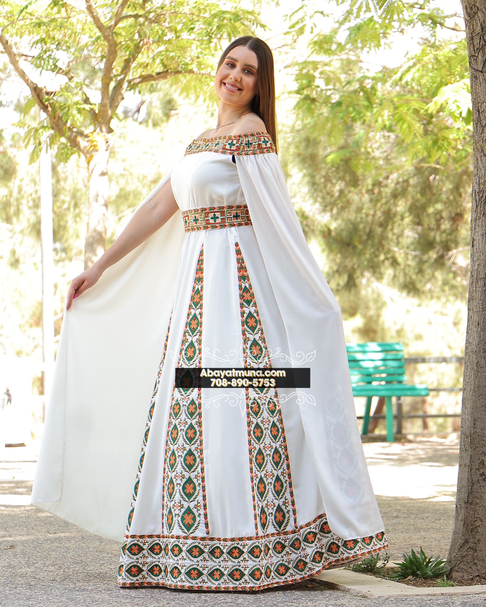 Beautiful Tatreez Falahi Dress#6698997