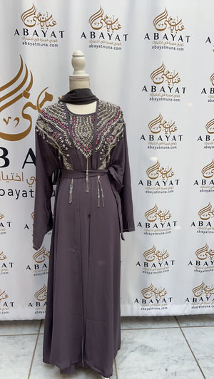 Lavender Two Piece Abaya #9198056