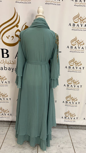 Gorgeous Mint Abaya #9197822