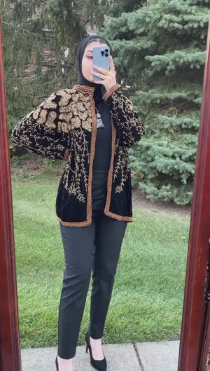 Gorgeous Long Beaded Jacket