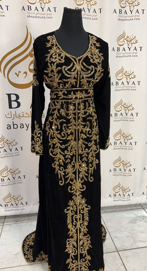 Black Elegant Kuftan#1209