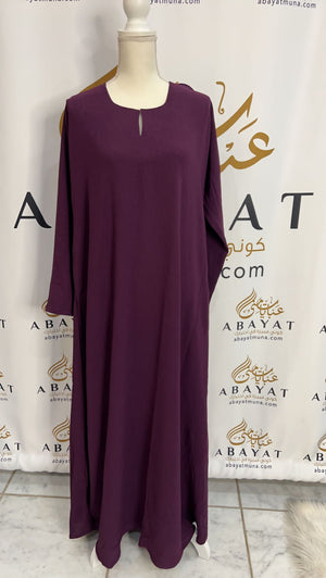 Plain Under Piece Abaya