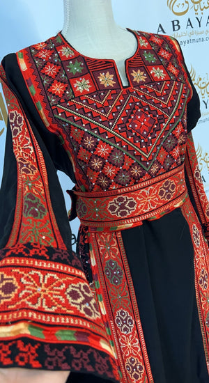 Red Palestinian Thobe #844304