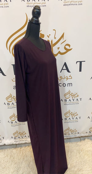 Purple Jersey Dress (under abaya) #843331