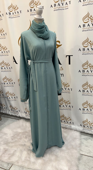 Gorgeous Cyan Abaya #844653