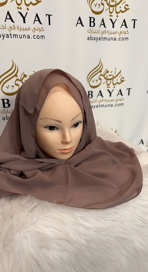 Chiffon hijab #155