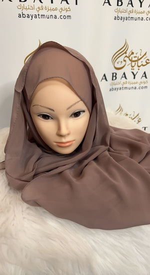 Chiffon hijab #155