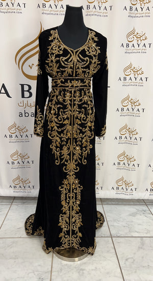 Black Elegant Kuftan#1209