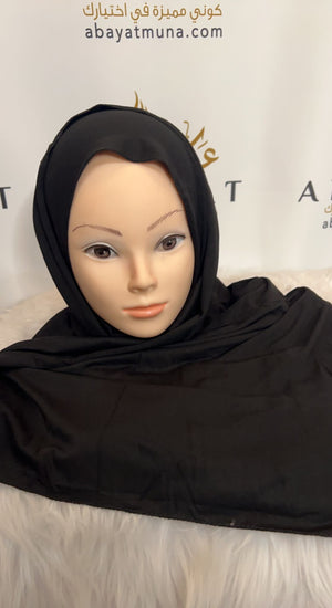 Black Jersey  hijab 9198937