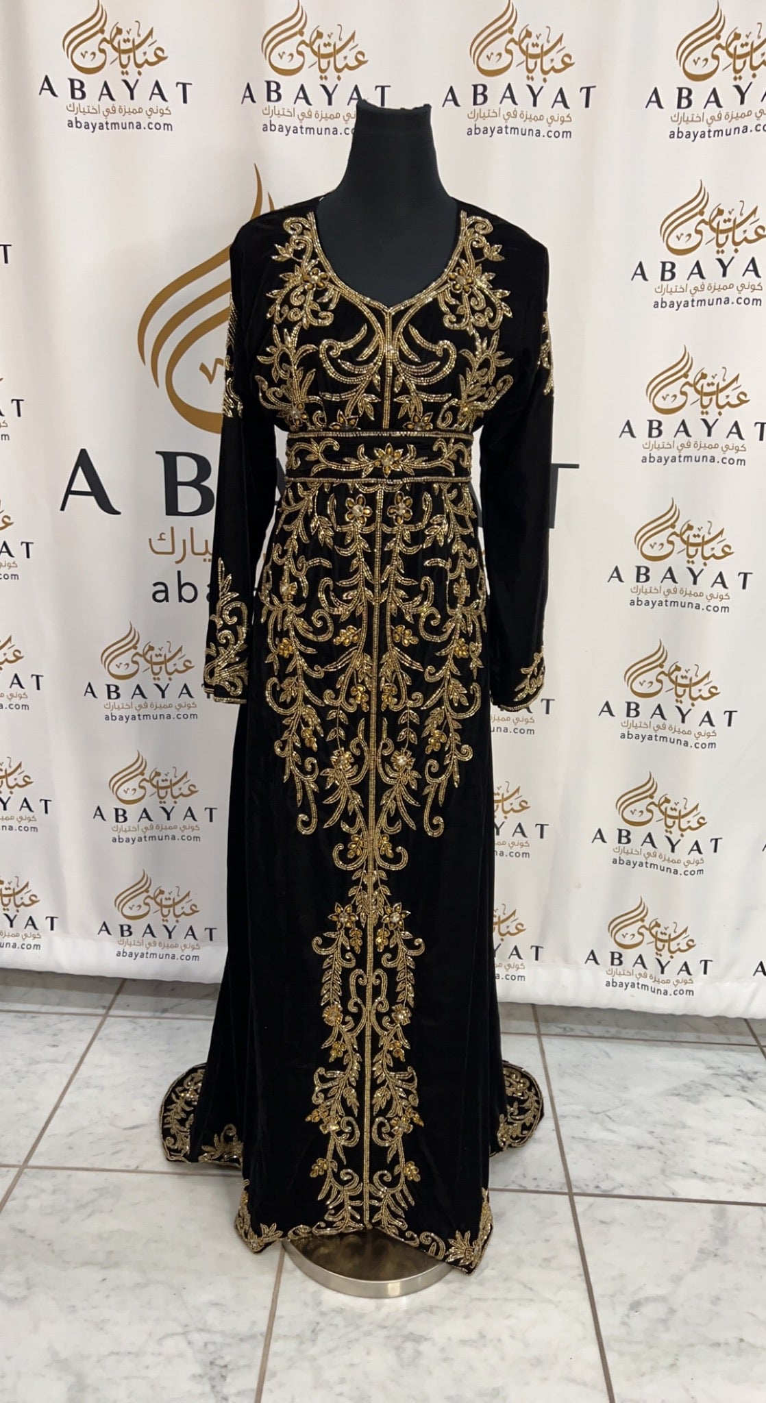 Black Elegant Kuftan#1209