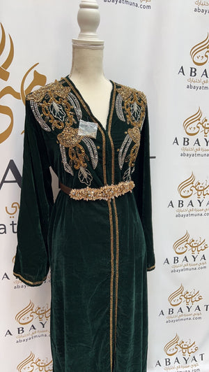 Gorgeous Green Cardigan Abaya #919755