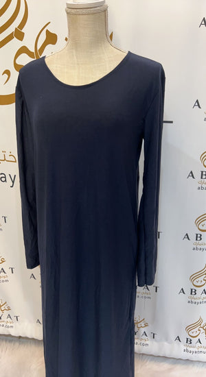 Navy Blue Under Dress Abaya